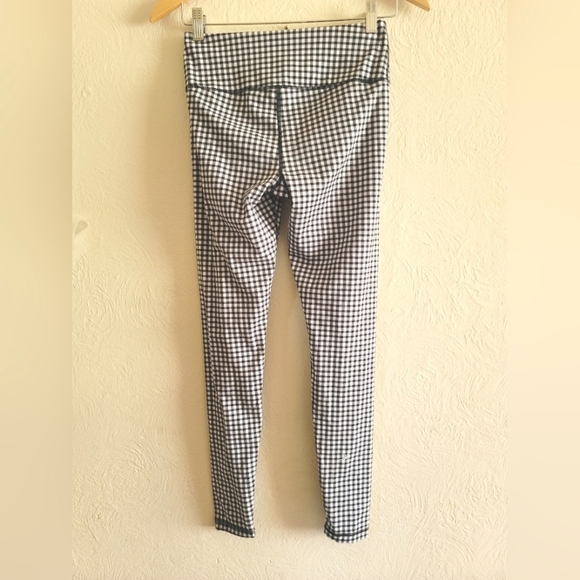 Glyder, Elongate Activewear Legging, Gingham Check‎ Print, Size XS - Picture 5 of 7